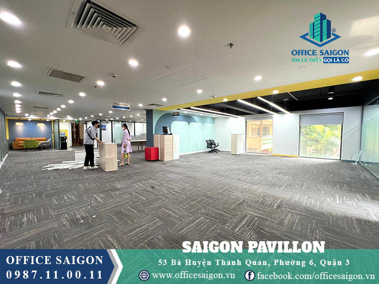 Diện tích cho thuê toà nhà Saigon Pavillon quận 3