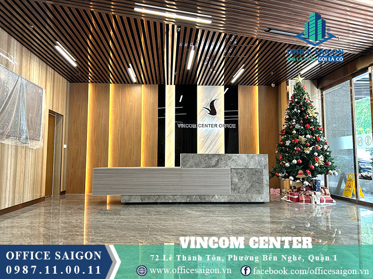 Lễ tân toà nhà Vincom Center quận 1