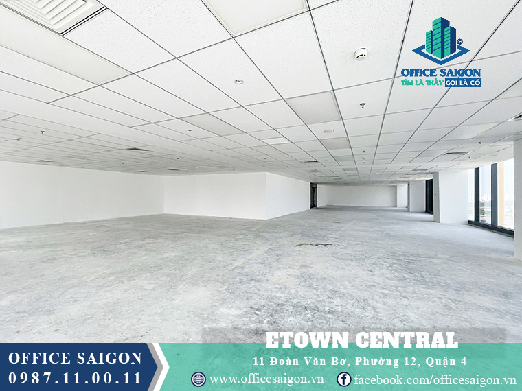 Diện tích toà nhà Etown Central Quận 4