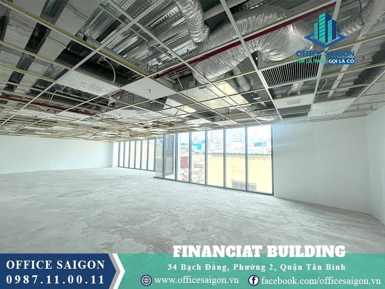 Mặt bằng toà nhà Financiat Building  văn phòng cho thuê quận Tân Bình