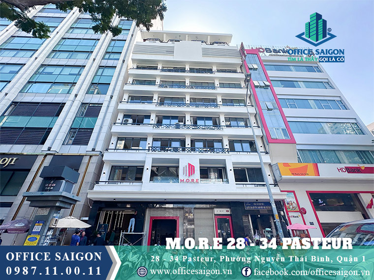 Vị trí tòa nhà M.O.R.E 28 - 34 Pasteur