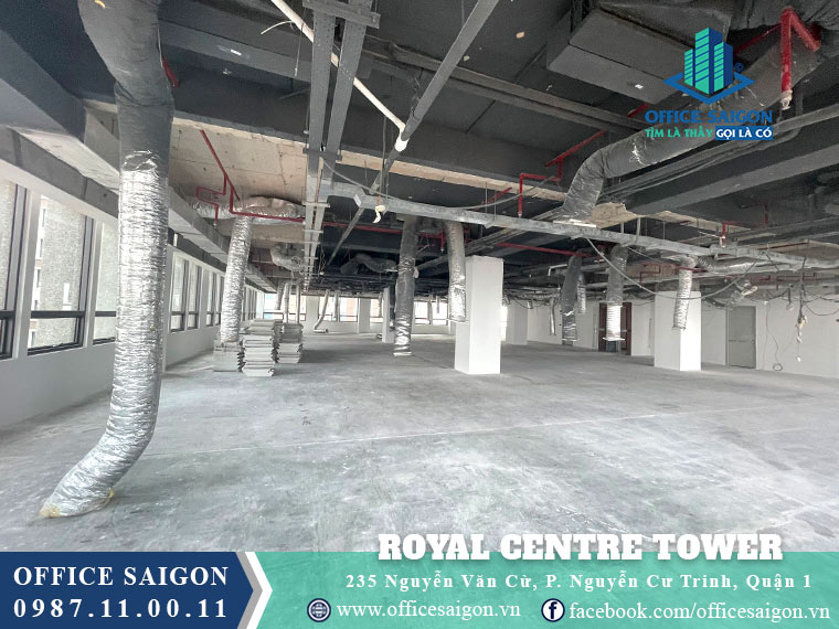 Mặt bằng cho thuê tại toà nhà Royal Centre Tower đường Nguyễn Văn Cừ