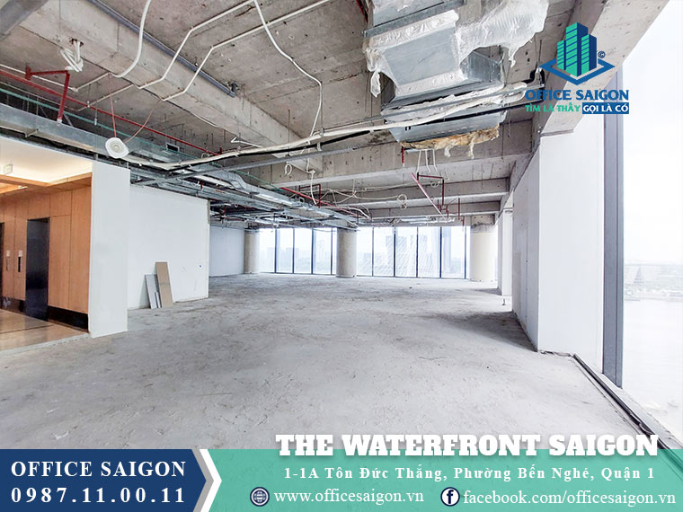 Diện tích toà nhà Waterfront Saigon đường Tôn Đưc Thắng