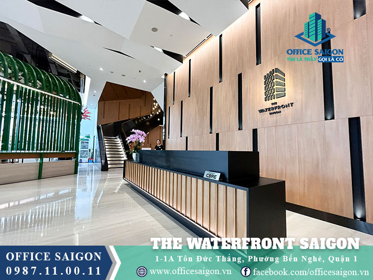 Lễ tân toà nhà Waterfront Saigon đường Tôn Đưc Thắng