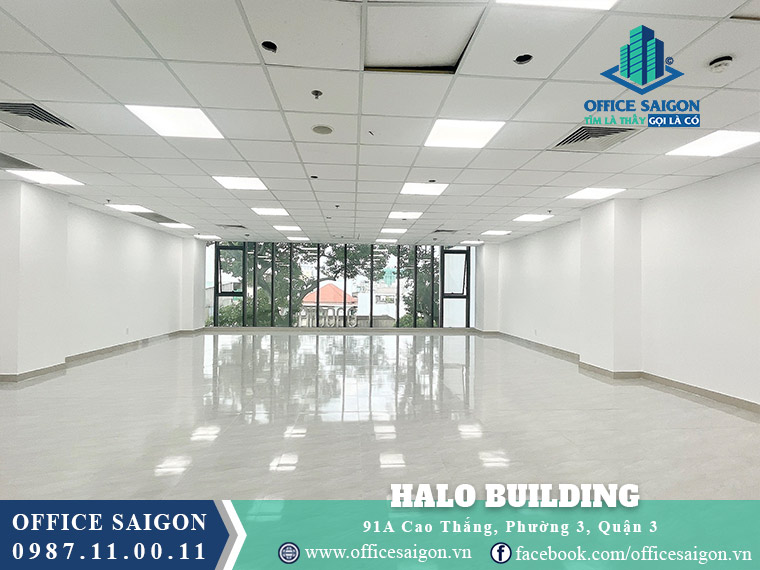 Mặt bằng cho thuê toà nhà Halo Building Cao Thắng Quận 3