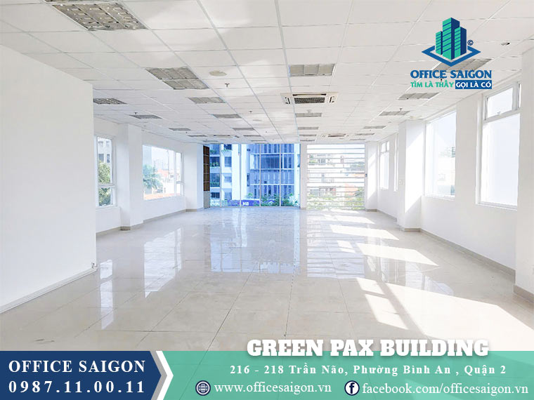 Mặt bằng cho thuê toà nhà Green Pax Building văn phòng cho thuê Quận 2
