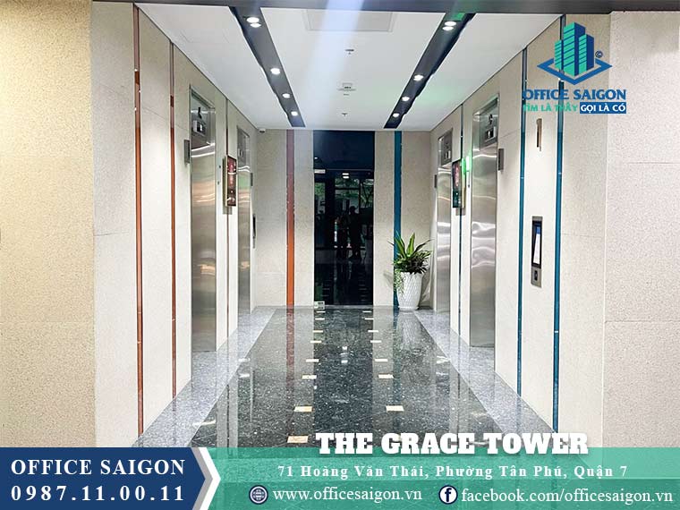 Thang máy toà nhà The Grace Tower Quận 7