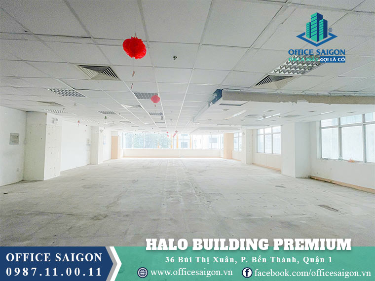 Mặt bằng cho thuê toà nhà Halo Building Premium Quận 1