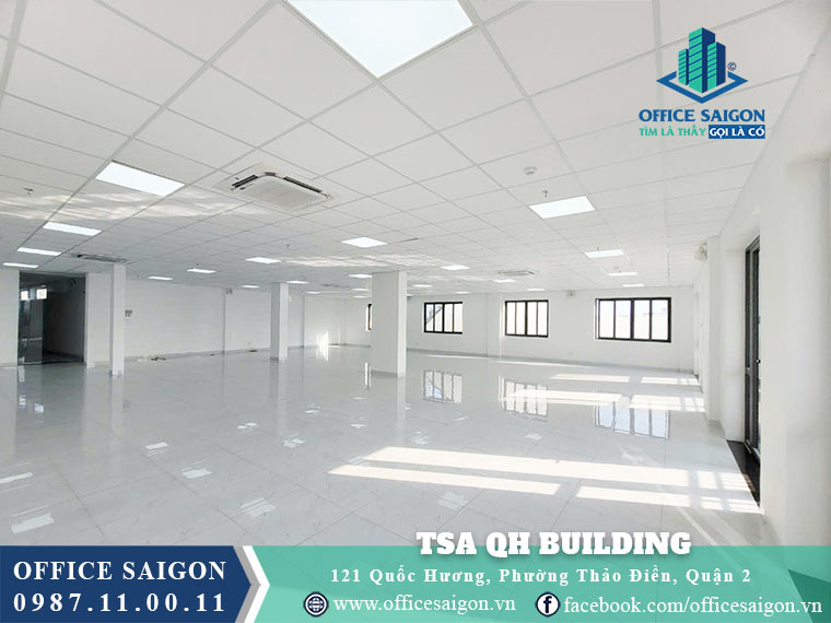 Mặt bằng toà nhà TSA Quốc Hương Quận 2