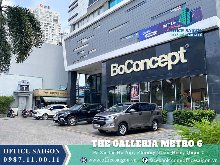 Mặt tiền toà nhà The Galleria Metro 6