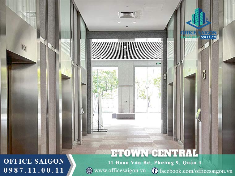 Thang máy toà nhà Etown Central Tower Quận 
