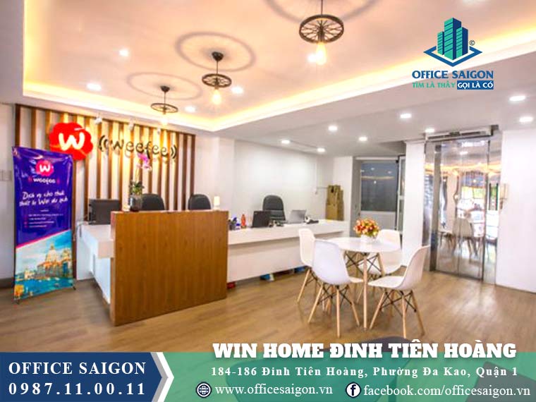 Lễ tân toà nhà Win Home Đinh Tiên Hoàng