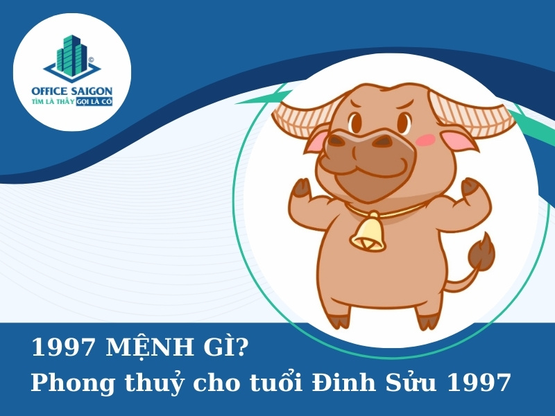 1997 mệnh gì? Vị trí văn phòng gia tăng may mắn cho Đinh Sửu