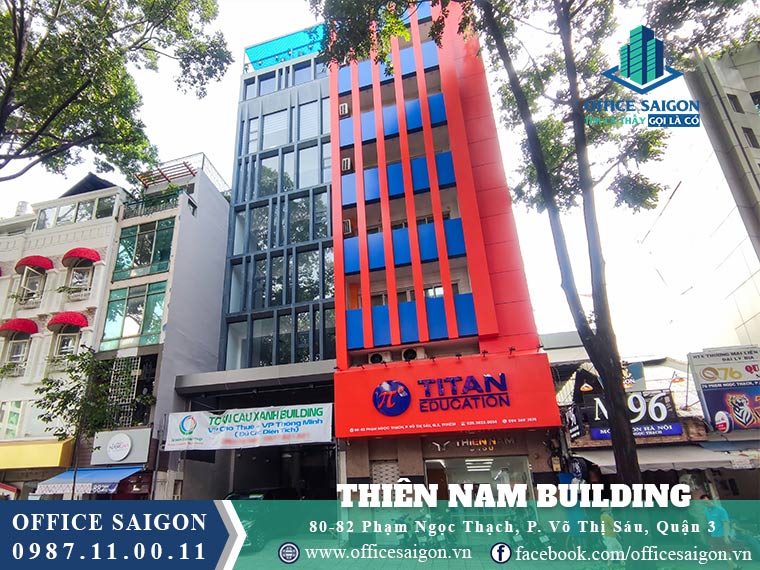 Vị trí tòa nhà Thiên Nam Building