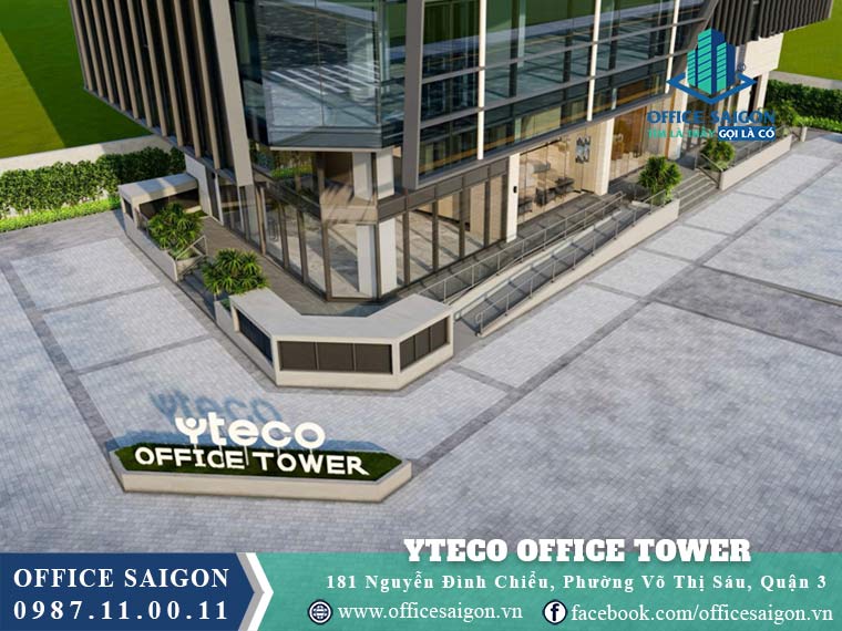 Mặt tiền tòa nhà Yteco Office Tower Nguyễn Đình Chiểu Quận 3