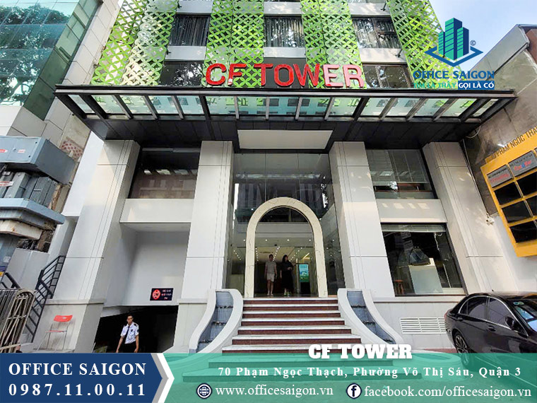 Lối vào toà nhà CF Tower Phạm Ngọc Thạch Quận 3