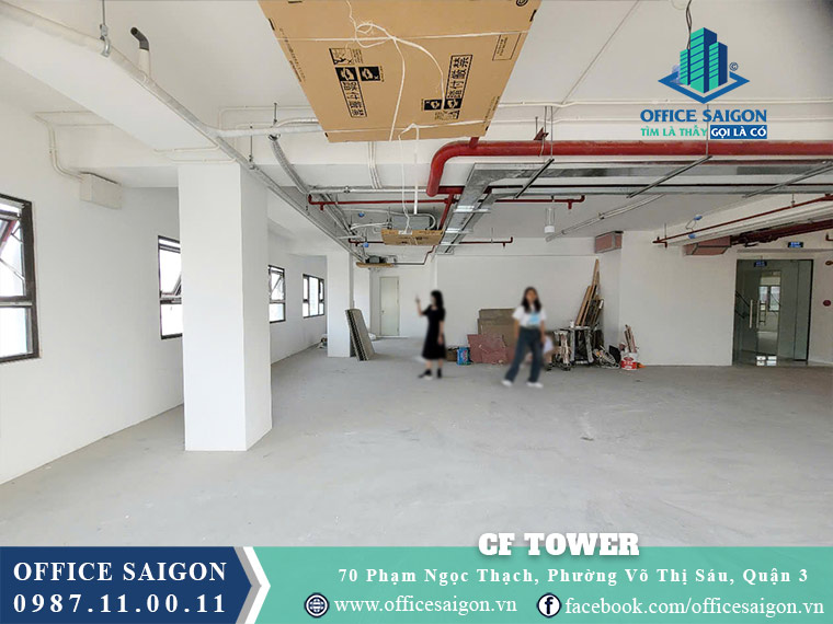 Cho thuê mặt bằng toà nhà CF Tower Phạm Ngọc Thạch