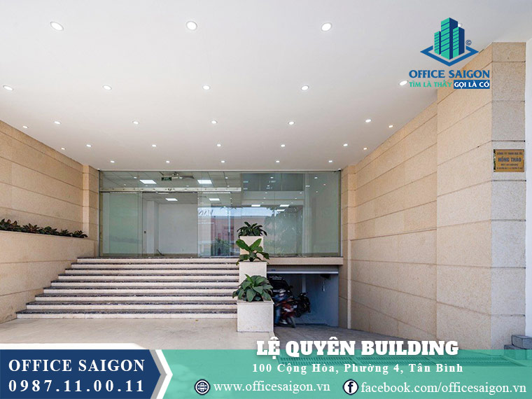 Lối vào toà nhà Lệ Quyên Building 