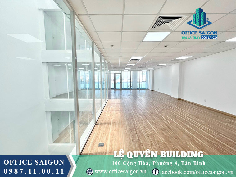 Diện tích cho thuê toà nhà Lệ Quyên Building 