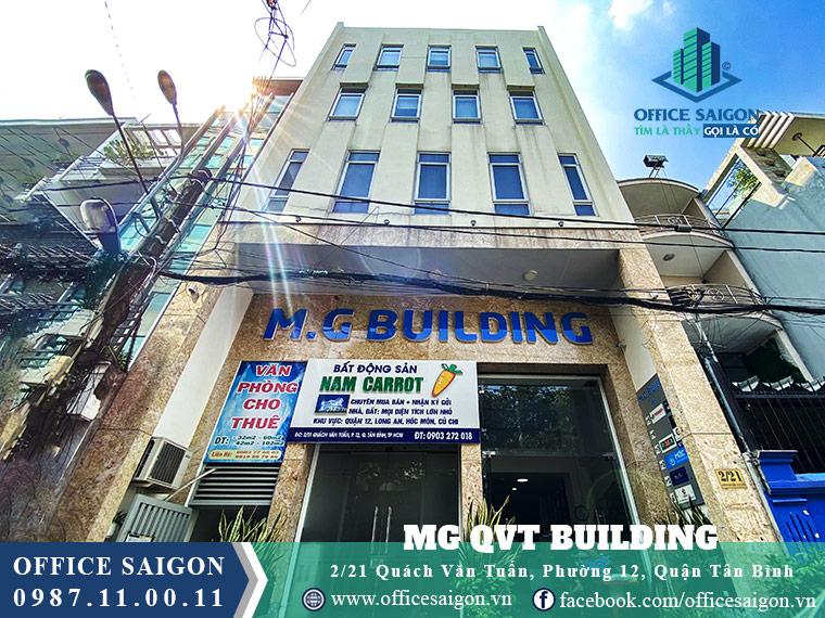 Vị trí tòa nhà MG Quách Văn Tuấn