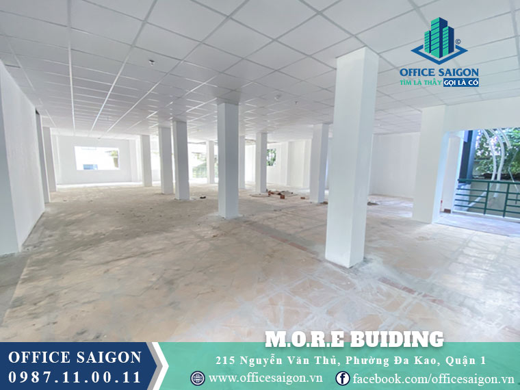 Diện tích toà nhà MORE Nguyễn Văn Thủ Quận 1