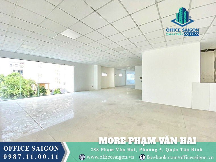Diện tích toà nhà More Phạm Văn Hai Quận Tân Bình
