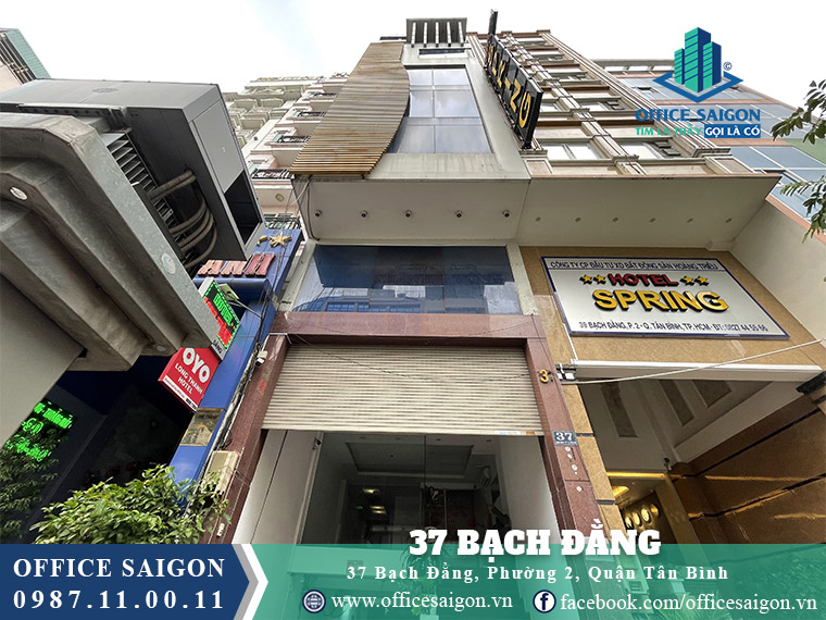 Vị trí tòa nhà 37 Bạch Đằng Building