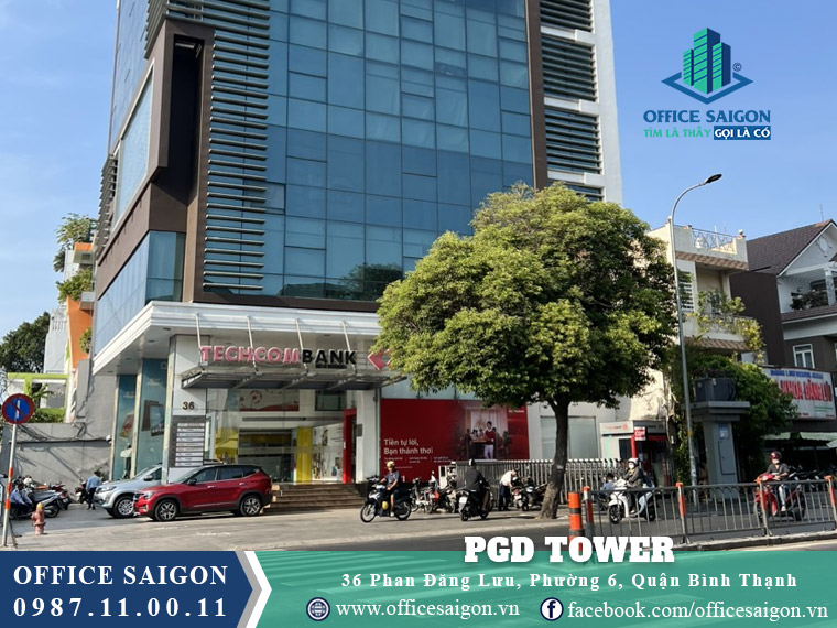 Mặt tiền toà nhà PGD Tower