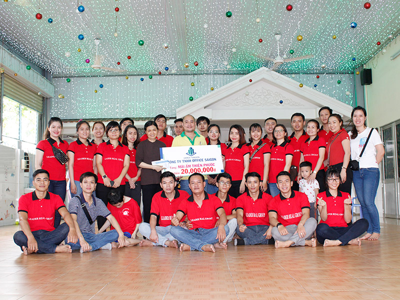 Office Saigon tham gia hoạt động thiện nguyện mái ấm Thiên Phước