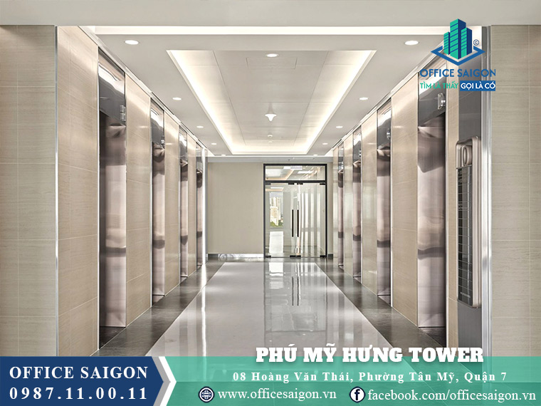 Thang máy toà nhà Phú Mỹ Hưng Tower Quận 7