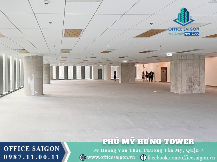 Hỗ trợ xem mặt bằng giá tốt tại văn phòng cho thuê Phú Mỹ Hưng tower quận 7