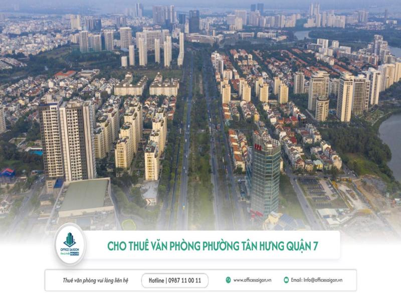 cho thuê văn phòng tại phường Tân Hưng quận 7