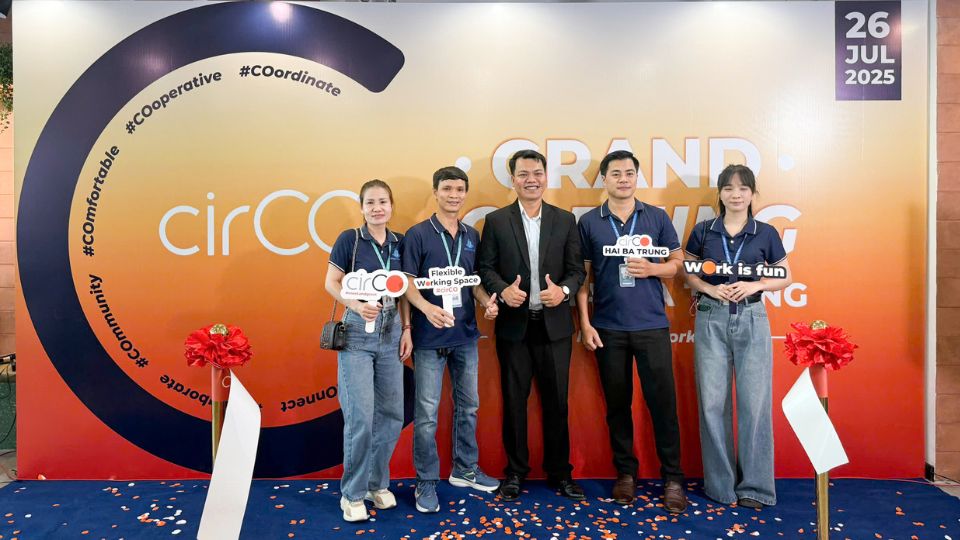 Office Saigon tham dự khai trương Coworking Space cirCO Hai Bà Trưng