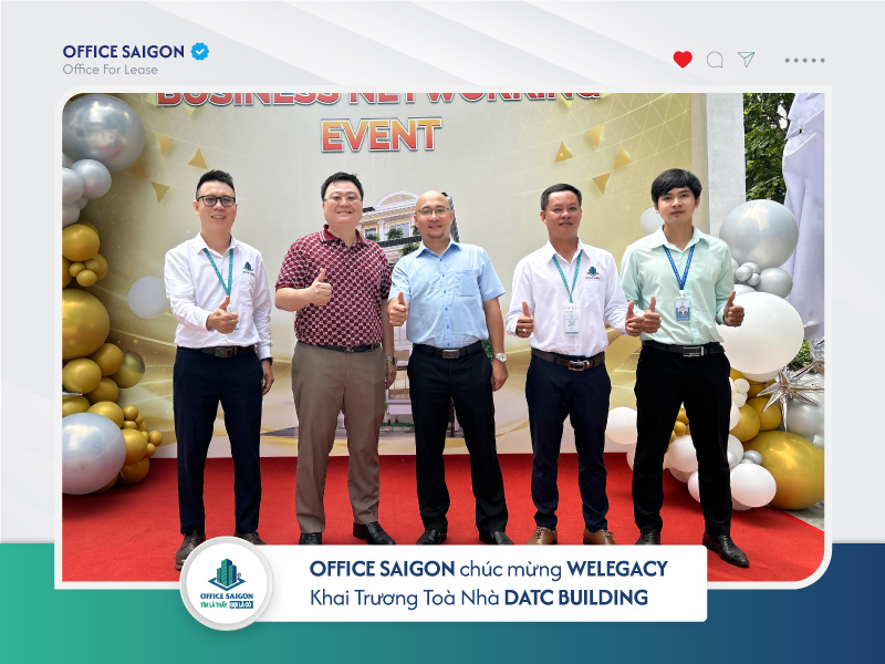 Office Saigon chúc mừng khai trương tòa nhà DATC Building 154 Nam Kỳ Khởi Nghĩa