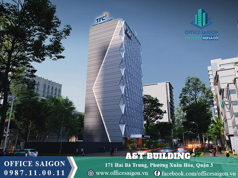 hình ảnh phối cảnh tòa nhà A&T quận 3