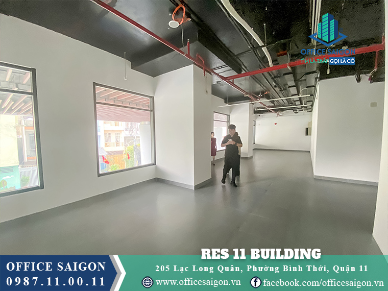 Mặt bằng trống tại văn phòng cho thuê Res 11 Building