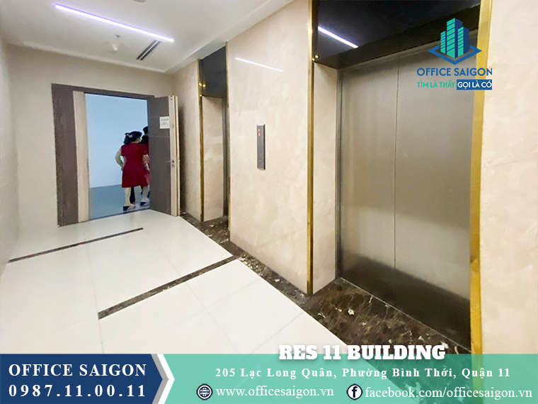Thang máy văn phòng cho thuê Res 11 Building