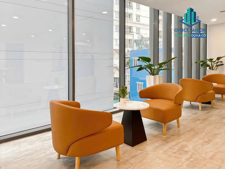 Khu vực tiếp khách văn phòng trọn gói HQ Regus - Enterprise tower