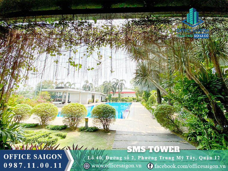 Không gian tại văn phòng cho thuê SMS Tower