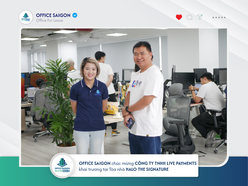 Office Saigon chúc mừng Live Payments khai trương văn phòng tại Halo Building – The Signature