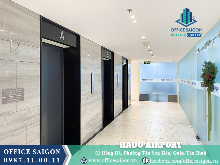 Thang máy toà nhà Hado AirPort Building quận Tân Bình