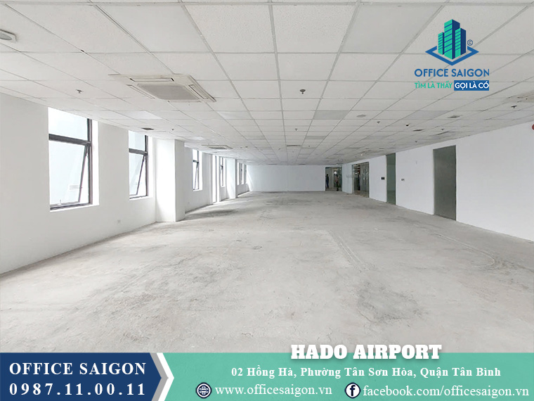 Mặt bằng toà nhà Hado AirPort Building quận Tân Bình