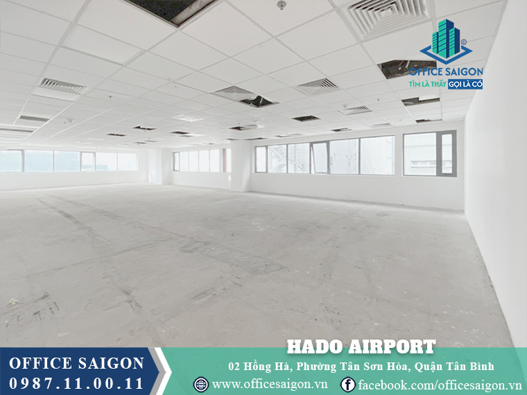 Mặt bằng toà nhà Hado AirPort Building quận Tân Bình