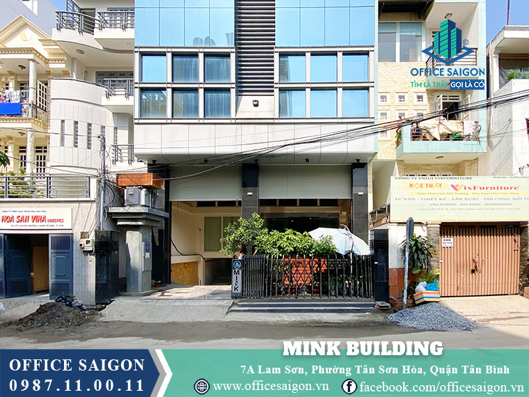 Mặt tiền tòa nhà MINK Building Lam Sơn