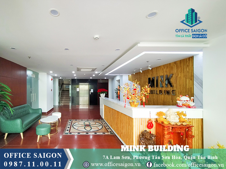 Lễ tân tòa nhà MINK Building Lam Sơn