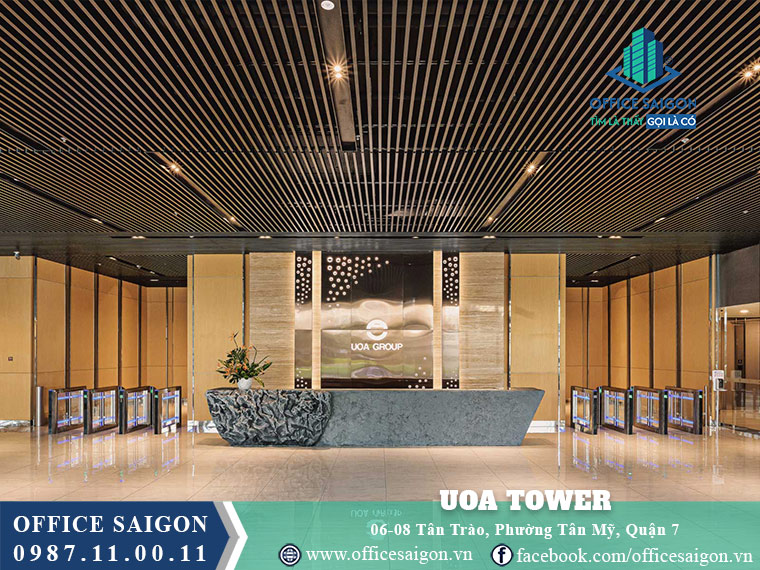 Lễ tân toà nhà UOA Tower Tân Trào