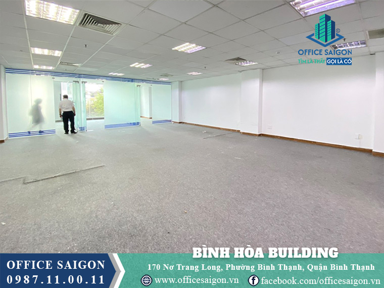 Diện tích tòa nhà Bình Hòa Building Quận Bình Thạnh