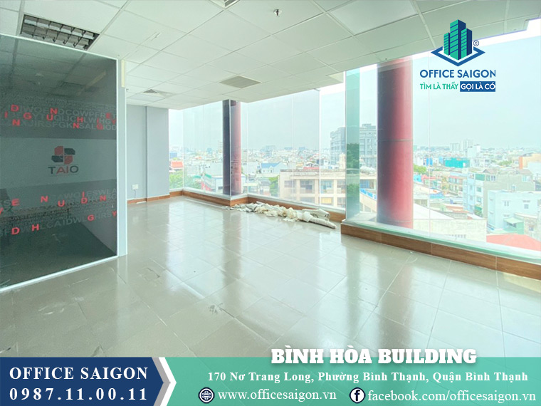 Diện tích tòa nhà Bình Hòa Building Quận Bình Thạnh