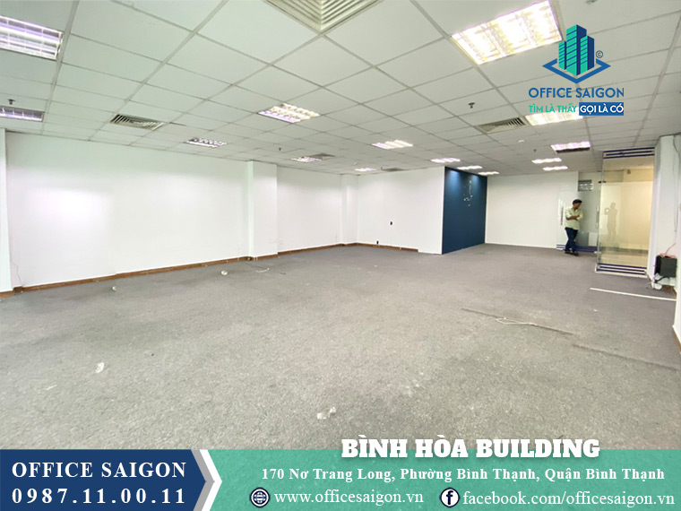 Diện tích tòa nhà Bình Hòa Building Quận Bình Thạnh