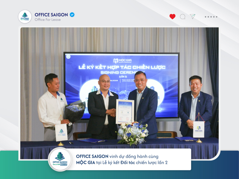  Lễ ký kết Đối tác chiến lược lần 2 giữa Mộc Gia và Office Saigon